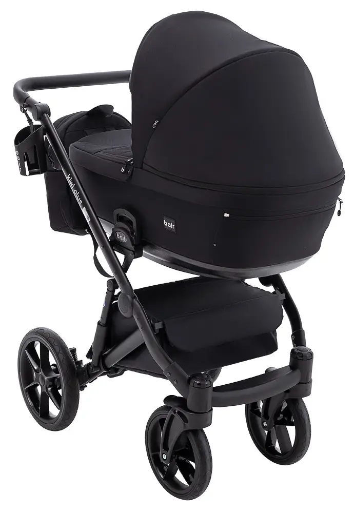 Коляска 2 в 1 Bair Kiwi Plus ECO Soft BKP-452 чорный